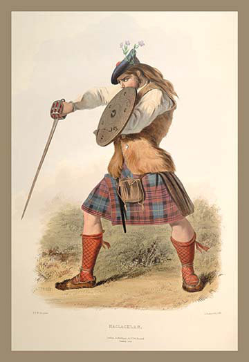 « maclachlan » par r.r. mcian, reproduction d’art encadrée