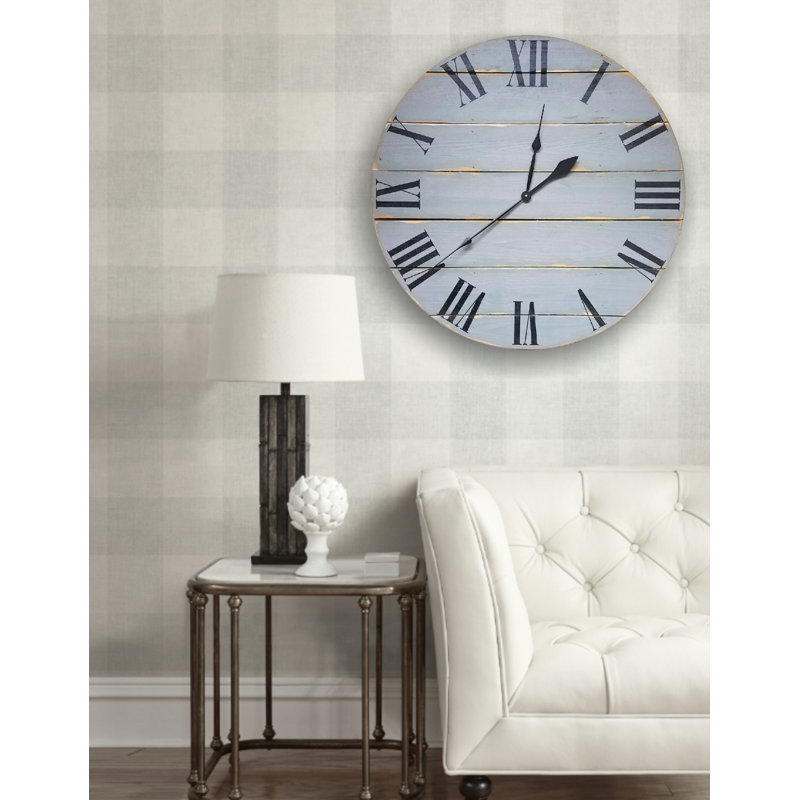 Horloge murale surdimensionnée campagne classic Stinson, Petit