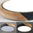 Drexton Wood LED Flush Mount Ceiling Light-1369691307