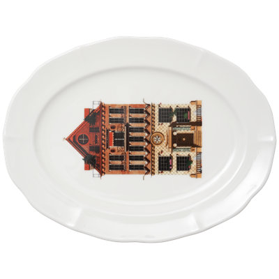 Thibaud Herem Objet Oval Platter (Village)