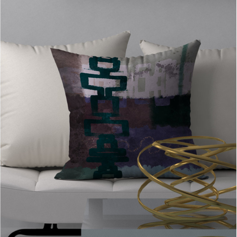  Housse de coussin carré et insert, 18" x 18"