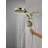 Hydrorain 5 Spray Dual Shower Head and Handheld Shower with Lumicoat and H2Okinetic 2.5 GPM-2087359168