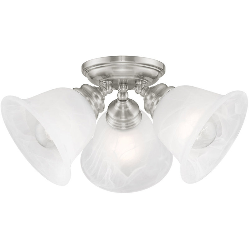 Chelwood Flush Mount, Brushed Nickel