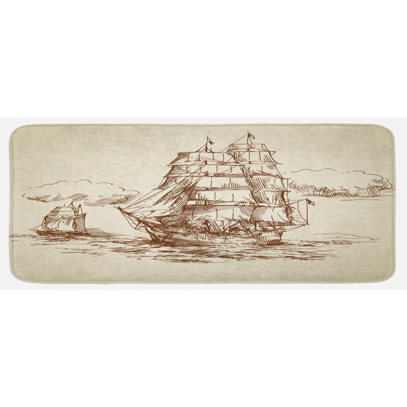Tapis de cuisine pour bateau