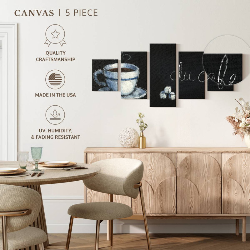 Chalkboard Menu Cafe, 24" H x 55" W