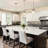 1-Light Brushed Nickel Pendant with Seeded Glass Shade-607830779