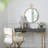 Iron Frame Vertical Round Mirror