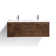Leffler 84'' Double Bathroom Vanity with Plastic Top