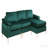Velvet Sectional Sofa With Chaise
