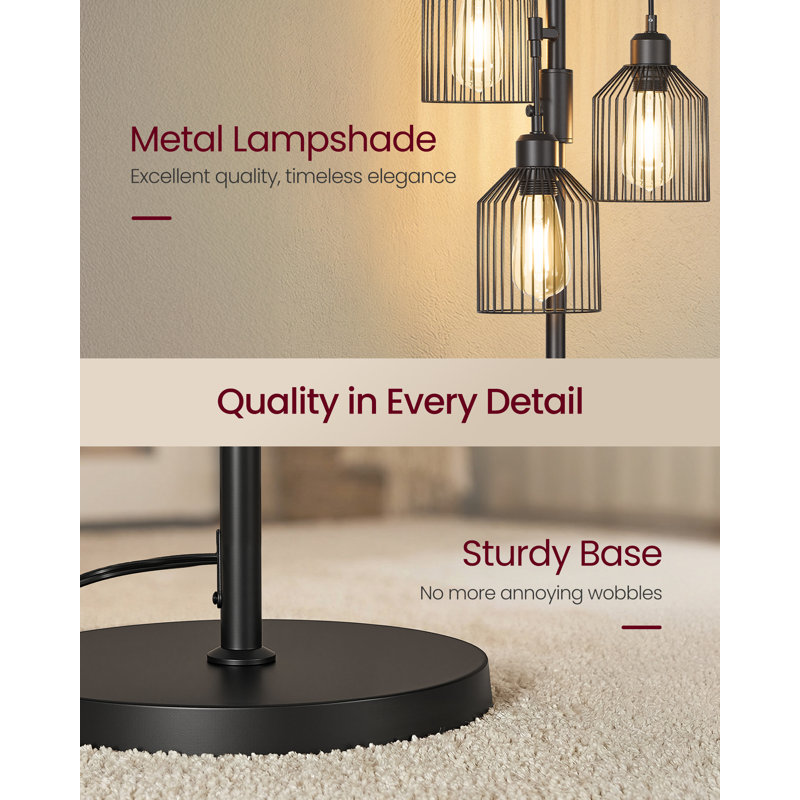 176.5cm Matte Tree Floor Lamp Set