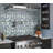 13" x 13" Straight Edge Glass Mosaic Wall & Floor Tile-61182929