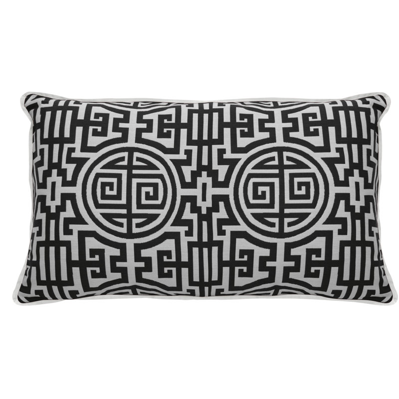 Housse et insert de coussin rectangulaire d'extérieur Nobu Sunbrella®, Minuit