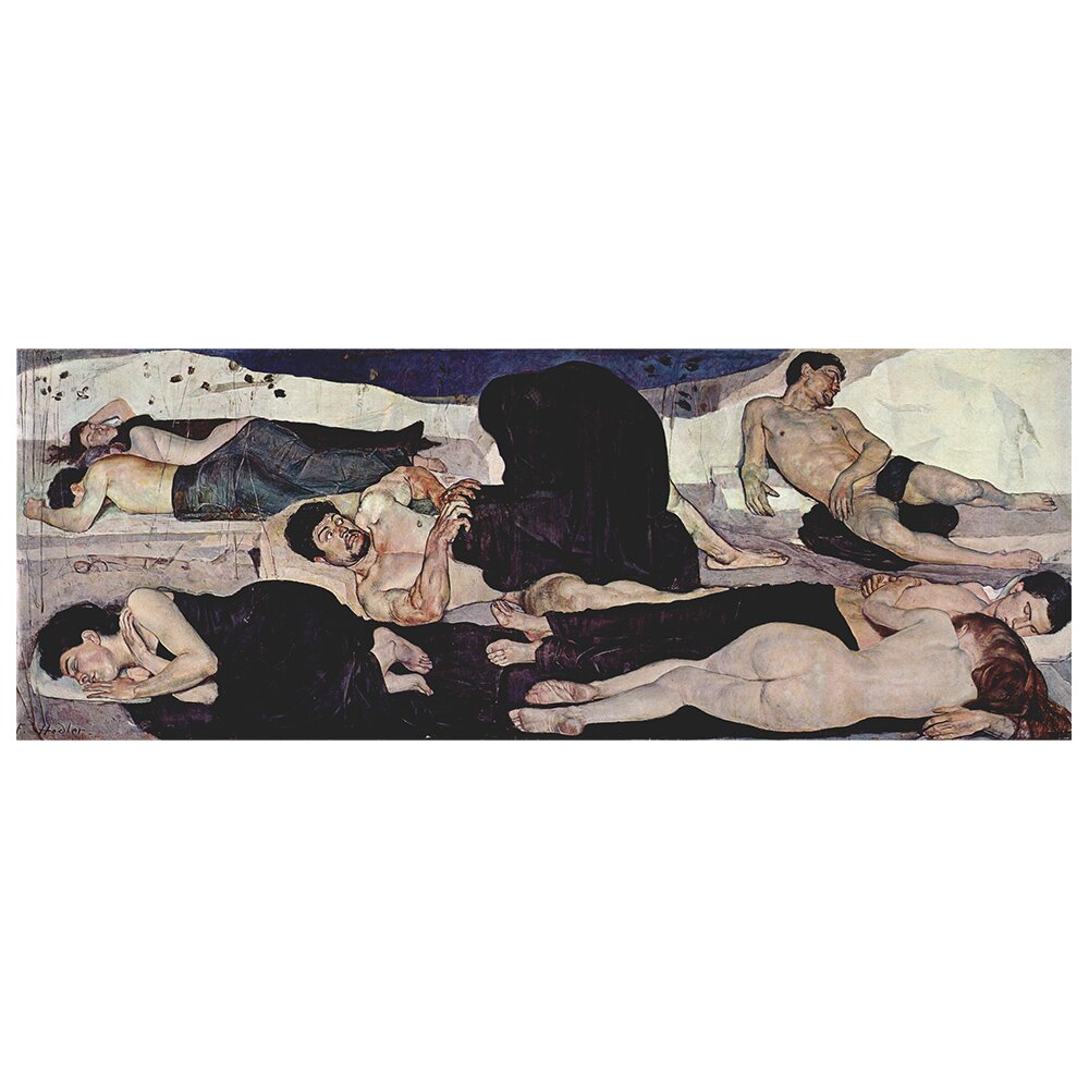 Leinwandbild The Night von Ferdinand Hodler