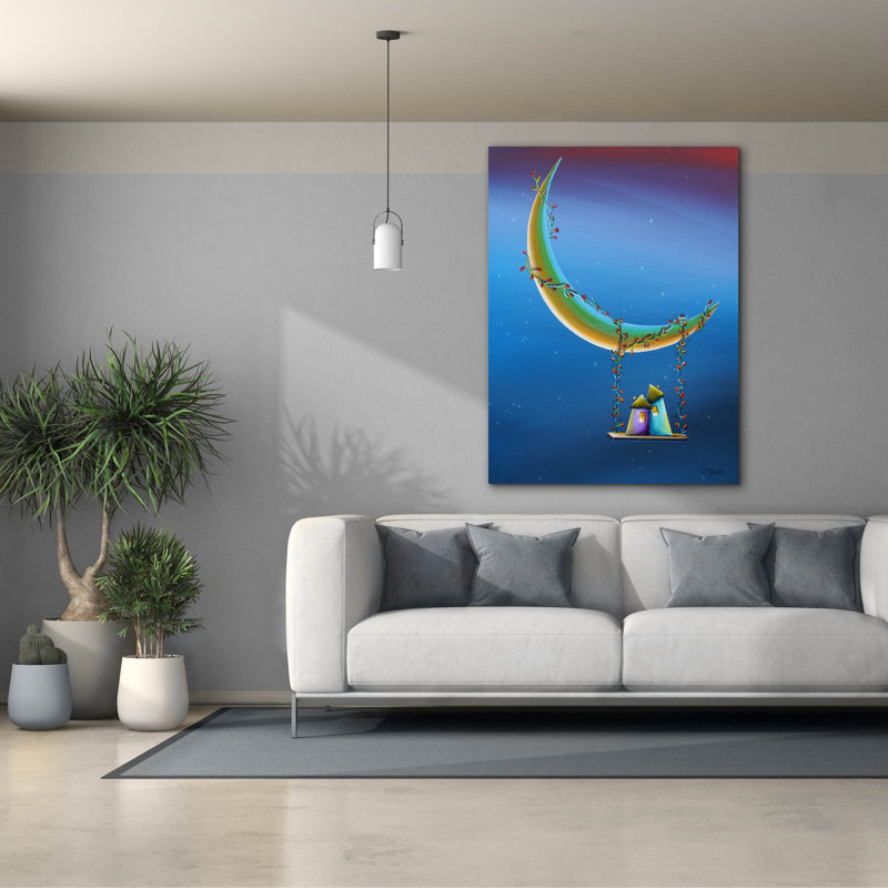 "Une autre sérénade au clair de lune" par Cindy Thornton, H 54 po x l 40 po x P 1,5 po