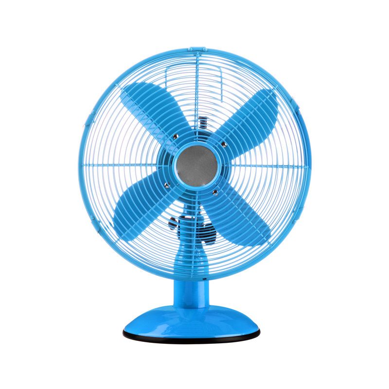 Oscillating Table Fan, Blue