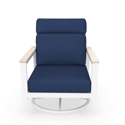 Townsend Metal Outdoor Rocking Chair With Sunbrella Cushion