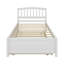 Lit simple avec lit gigogne en bois-330577361
