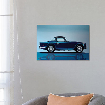 Triumph TR5 1968 by Paul Meijering - Print on Canvas