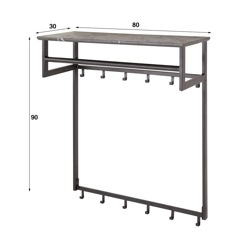 Jasmine Metal Coat Rack