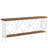 Rustic Metal & Wood Sofa & Console Table With Multifunctional Storage-270327294-270327293