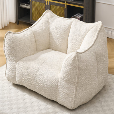 Fauteuil à billes confortable en chenille - avec mousse, convient au salon, à la chambre à coucher. Améliorez votre expérience de jeu, de lecture et de télévision pour des moments de détente dans des pièces et des chambres très résistantes. Plaisir idéal