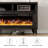 Luciano 65" W Farmhouse TV Stand with 60" W Electric Fireplace-98837168
