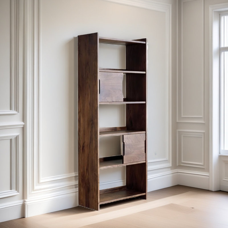 Solid wood household bookcase