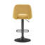 Tabouret de bar réglable contemporain avec sièges pivotants rembourrés, ensemble de 2-131302996-131302993