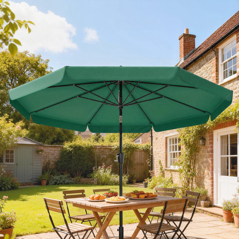 295cm Market Parasol, Green
