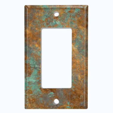WorldAcc Copper Patina 3-Gang Rocker Wall Plate | Wayfair