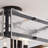 Rika 15" 4-light Hand Crafted Glass Panels Square Flush Mount