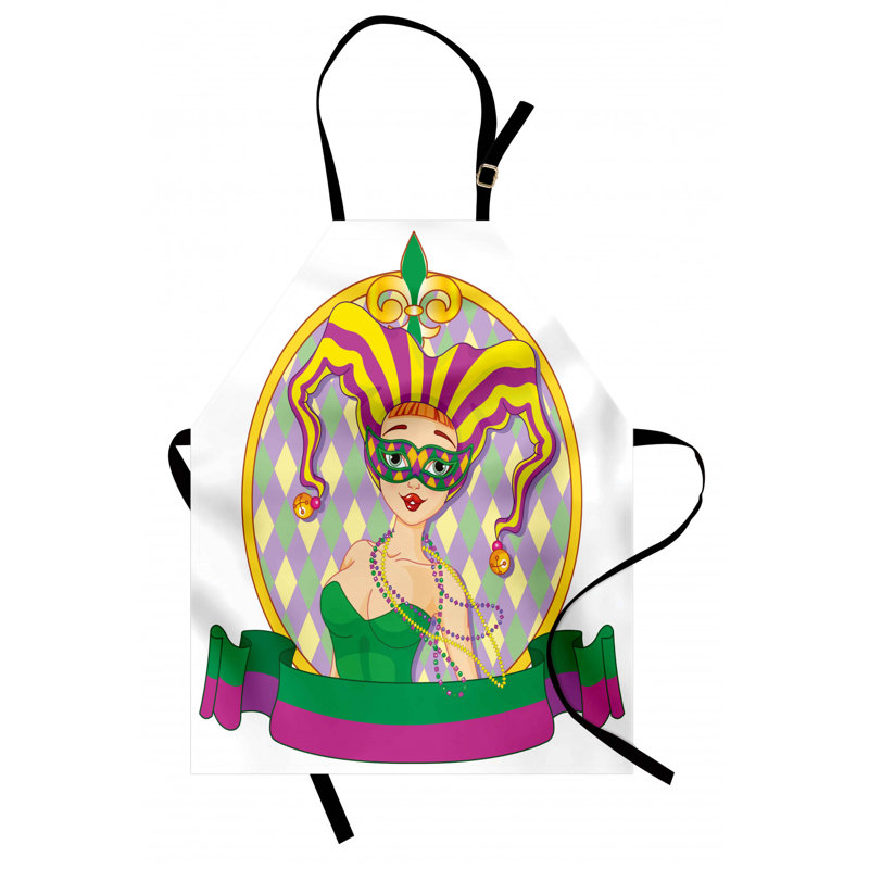 Tablier en gras mardi gras