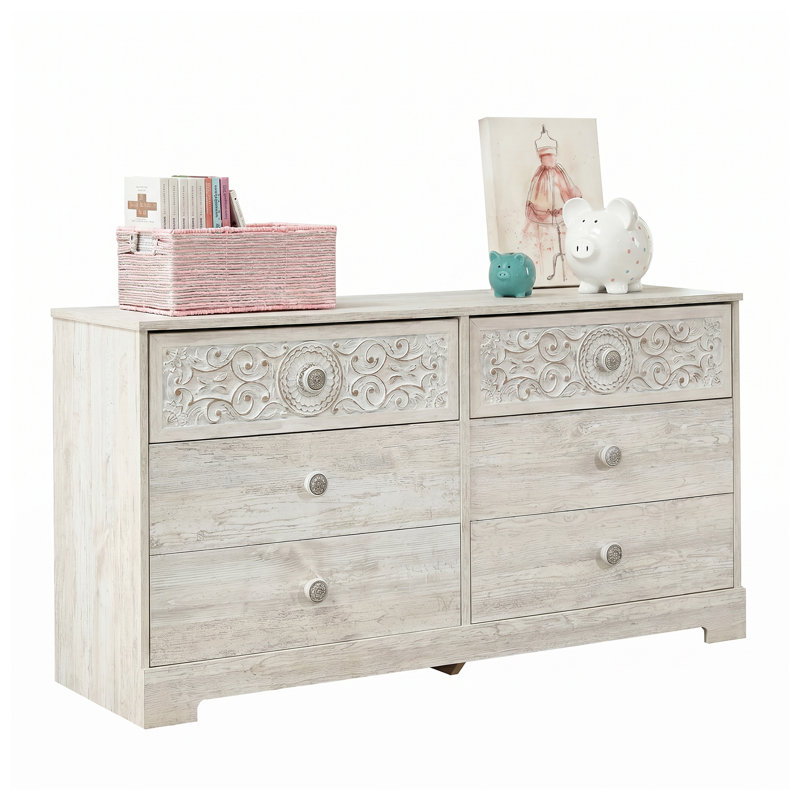 Hoang 6 - Drawer Dresser, White