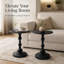 Table d'appoint, canapé et table de chevet vintage rétro en métal pour petits espaces-2111978740-2092662993