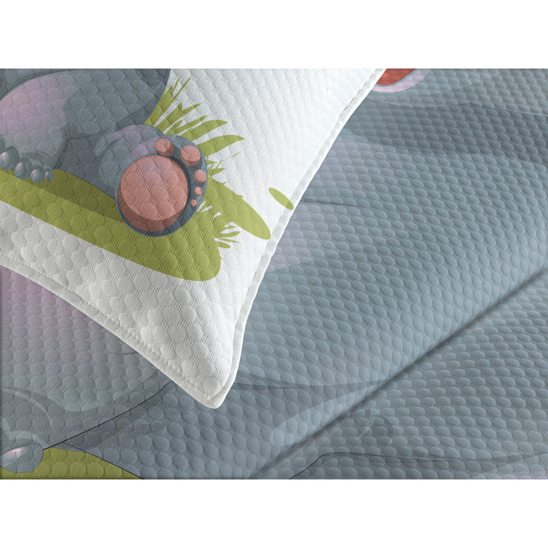 Multicolore Ambesonne, 2 couvre-lits grand et 2 taies décoratives standa