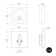 Square Deadbolt – Keyed Single-Side Entry Door Lock