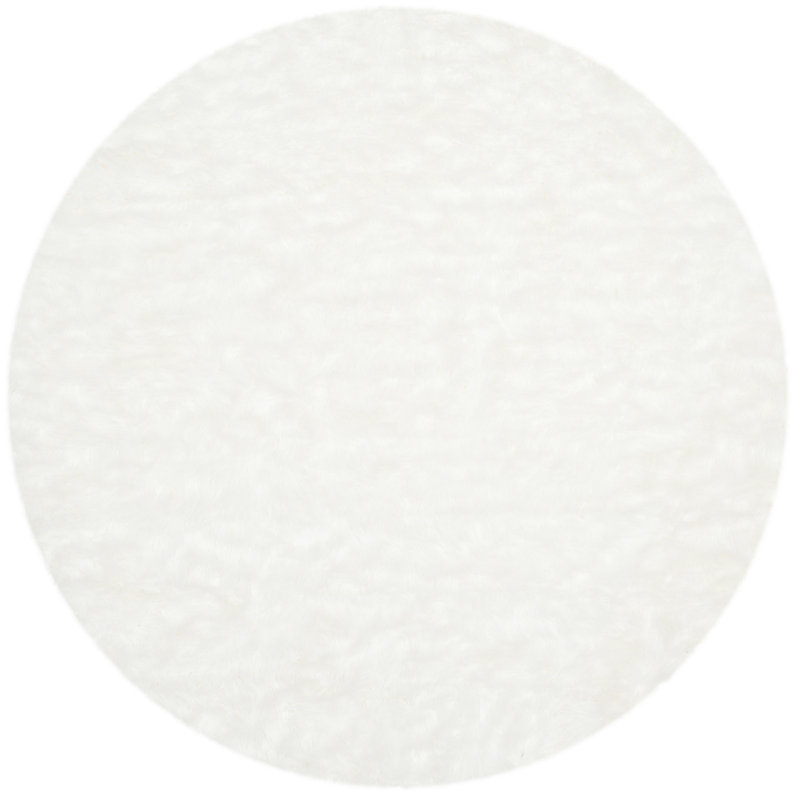 Martinette Performance Solid Color Rug, Round 5'