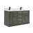  60" Solid Wood Double Bathroom Vanity with 1" Engineered Marble Top-106492181-106492182