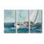 Bord de mer - peinture sur toile tendue 3 pièces-13537010