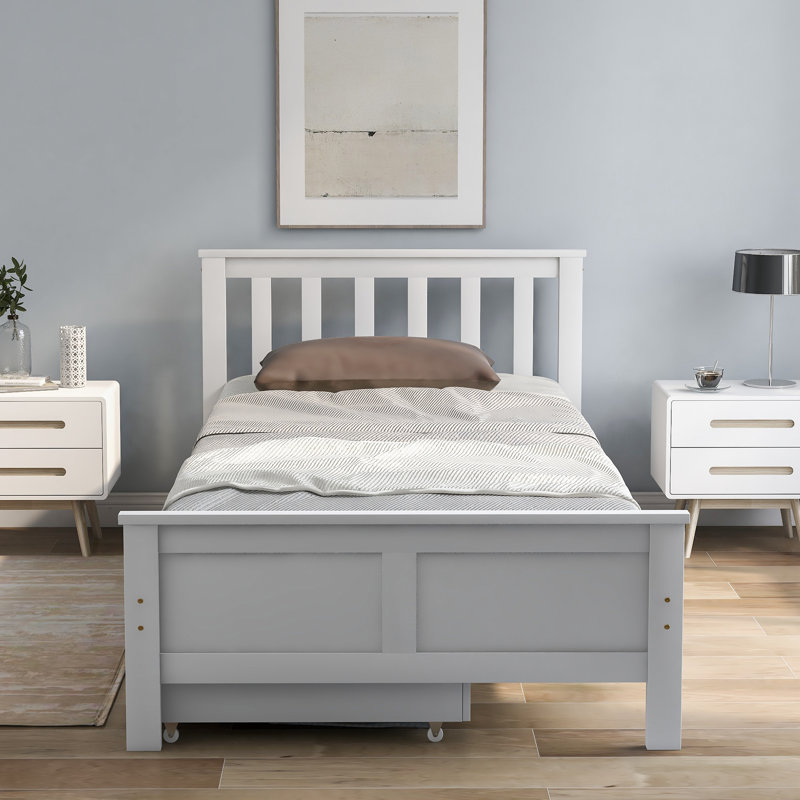 Storage Bed, Single (3'), White
