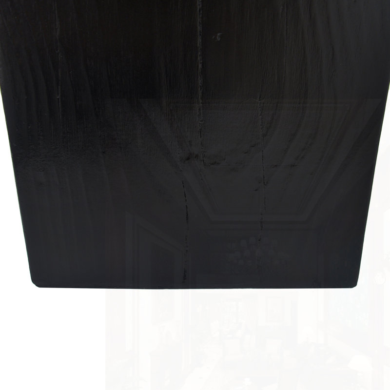 Table de bout MGO, H 27,75 po x l 14,5 po x P 14,5 po, Noir