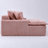 Boneless 51 - Inch With Modern Minimalist Line Design, Ideal For Sleep And Rest, Black Pink Color, Simple Installation Bedroom Bay Window Reading Corner Living Room Audio Visual Area, Color Combination, Quick