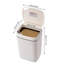 Plastic Motion Sensor Waste Bin-123279202