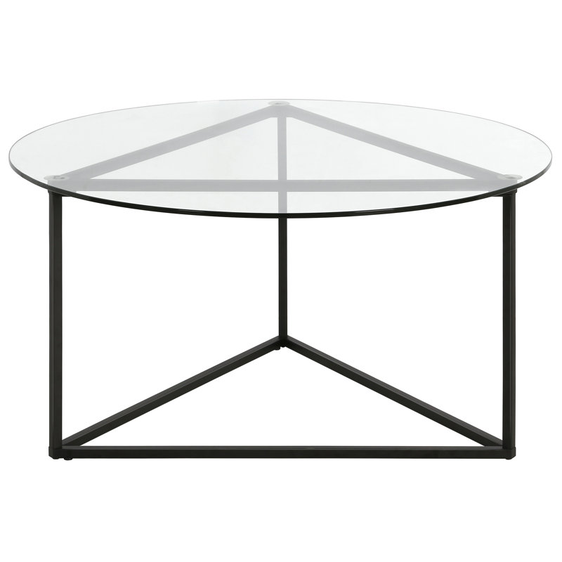 Gerik Frame Coffee Table, Blackened Bronze