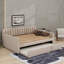 Lit de jour double avec lit gigogne-974733641