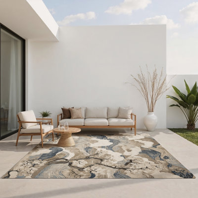 Tapis intérieur et extérieur Eernal Petals