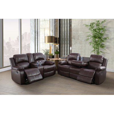 Algimantas 2 - Piece Faux Leather Living Room Set