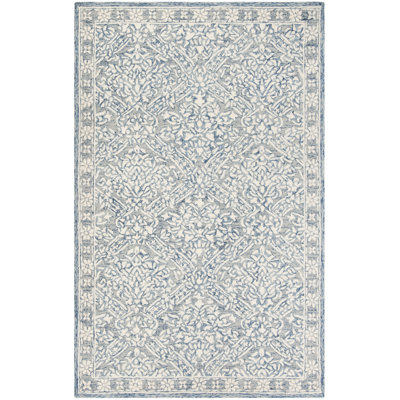 Tapis oriental en laine touffeté à la main Rooney