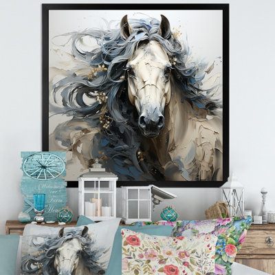 Fantaisie cheval féminin II sur toile