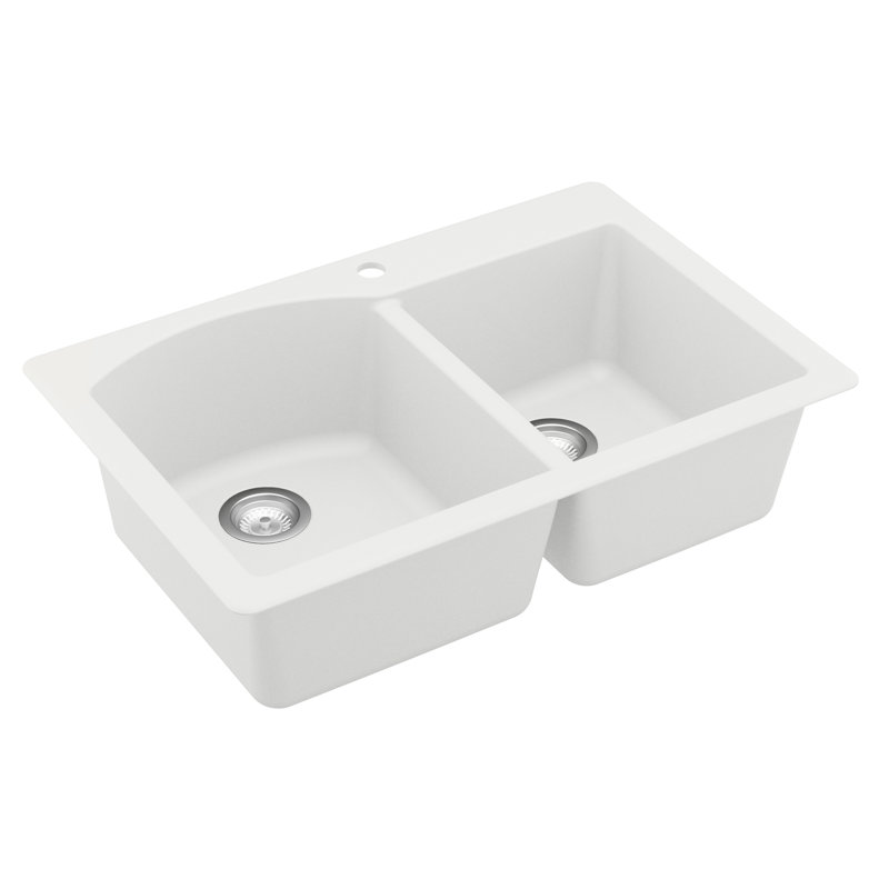 Évier de cuisine Karran, Blanc